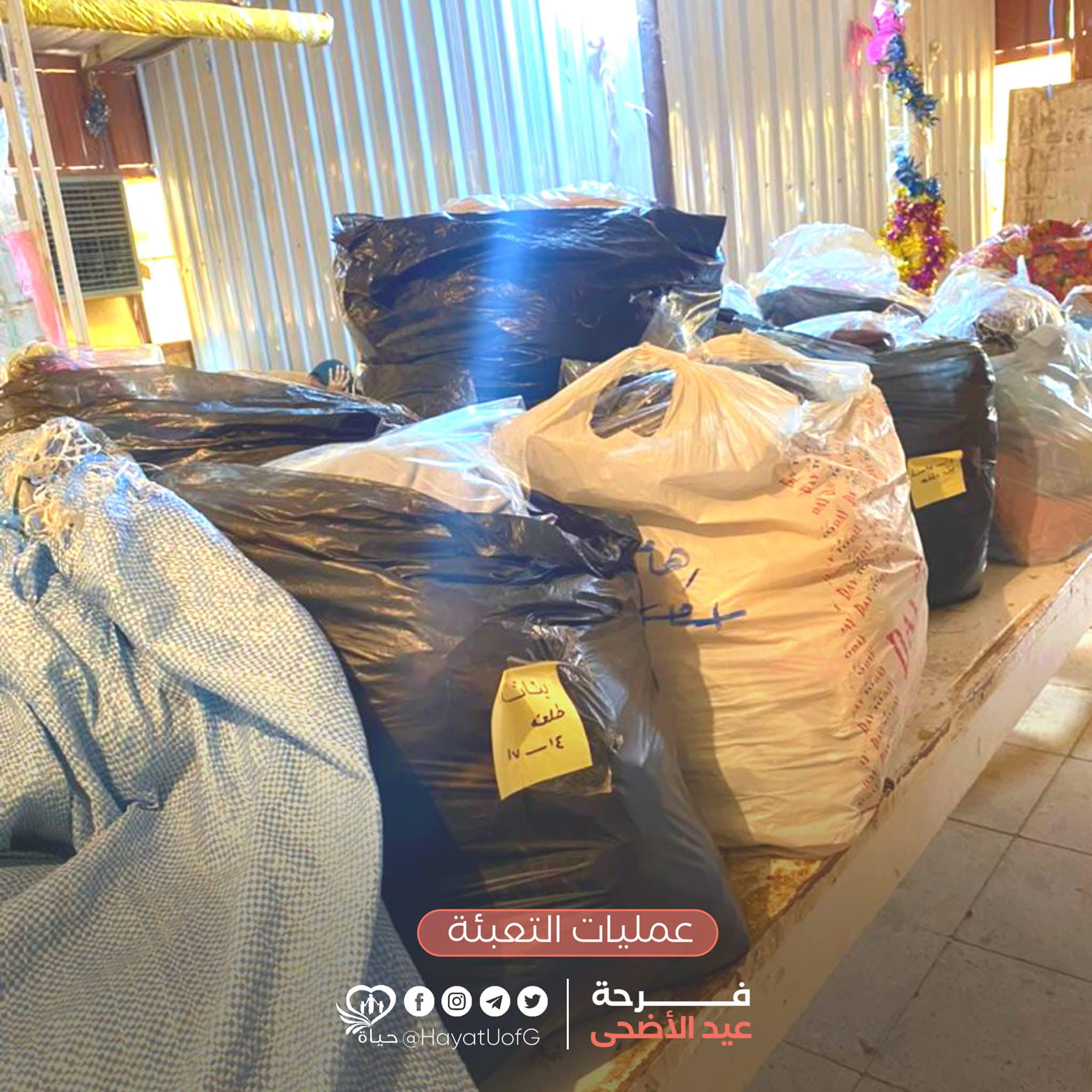 Distribution of sacrificial meat during Eid al-Adha