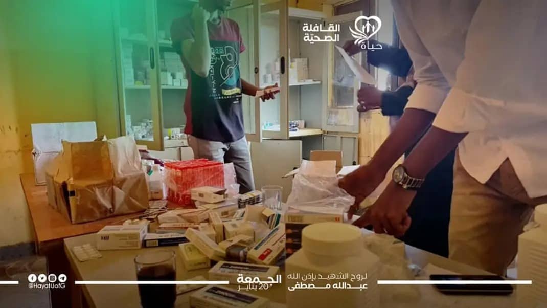 Health convoy providing medical care